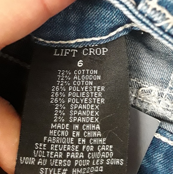 Hydraulic Lift and Crop Sz 6 Denim Jeans Contour - Picture 4 of 8